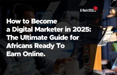 Graphic post on how to become become a digital marketer